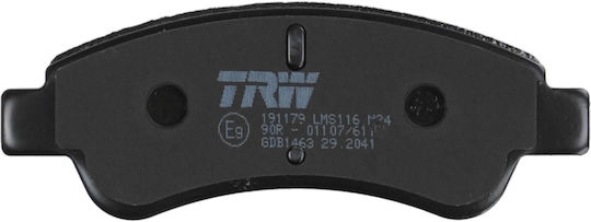 Trw Gdb1463 Комплект Спирачни Накладки Дискови Спирачки