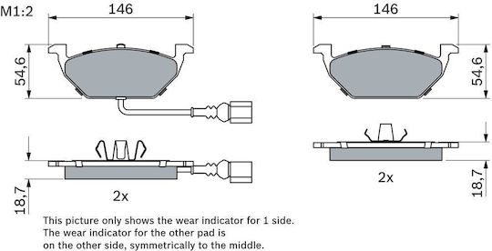 Bosch Brake Pad Set Disc Brake 0 986 494 524