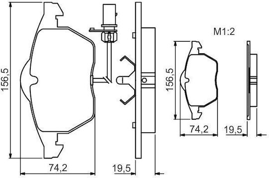 Bosch Brake Pad Set Disc Brake 0 986 495 232