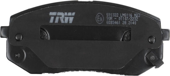 Trw Gdb3461 Brake Pad Set Disc Brake
