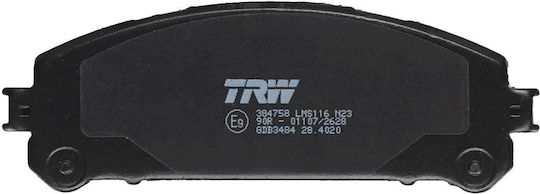 Trw Bremsbelag Set Scheibenbremse Gdb3484
