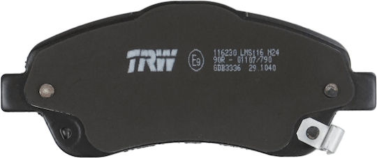 Trw Brake Pad Set Disc Brake Gdb3336