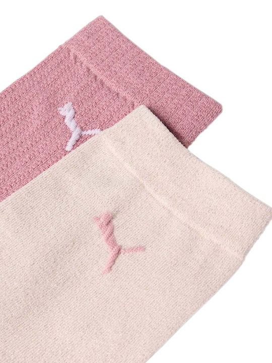 PUMA Sock Șosete Sportive Roz 2 perechi