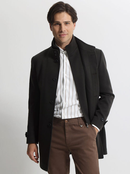 Herren Mantel Black