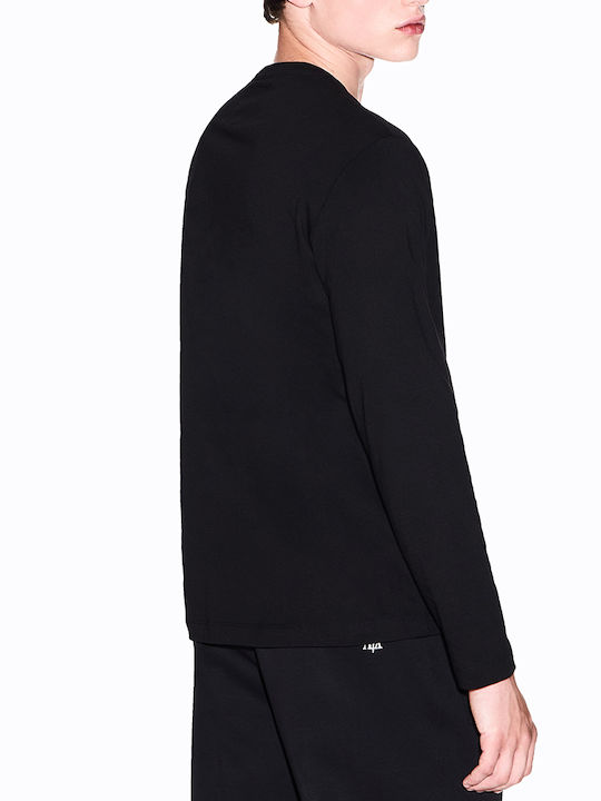 Armani Exchange Μπλούζα Μαύρη