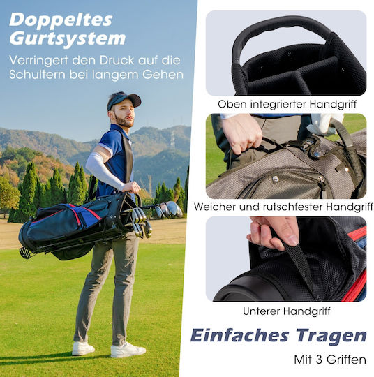 Costway Rohrstock Golf 11Stück