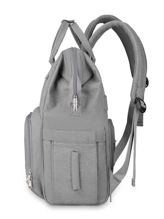 Rucsac Multifuncțional Pentru Mame Mark Ryden Impermeabil 17 L Material Oxford Buzunare Izolate Ușor De Atașat La Cărucior Gri