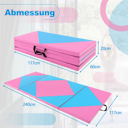 Costway Exercise Mat Pink (240x117x5cm)
