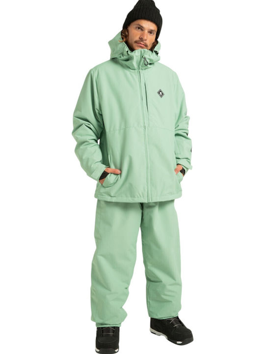 DC Basis Men's Ski & Snowboard Jacket Green ADYTJ03096-GHZ0