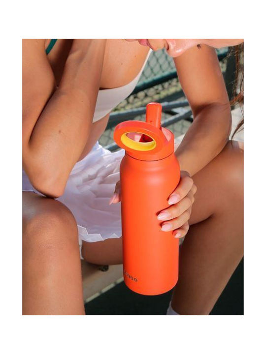 PRO Wasserflasche Rostfreier Stahl 710.4ml Orange