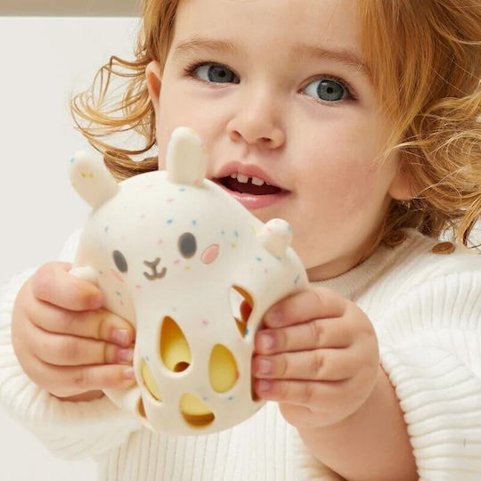 Silicone Baby Rattle Bunny 20306 Tiger Tribe 9341736101076
