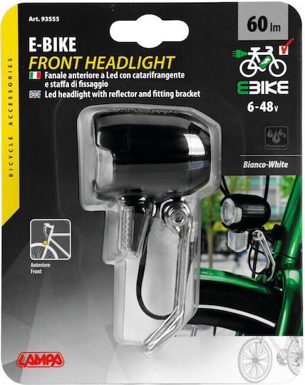 Lampa 151229 Rechargeable Front Bicycle Light For Dynamo