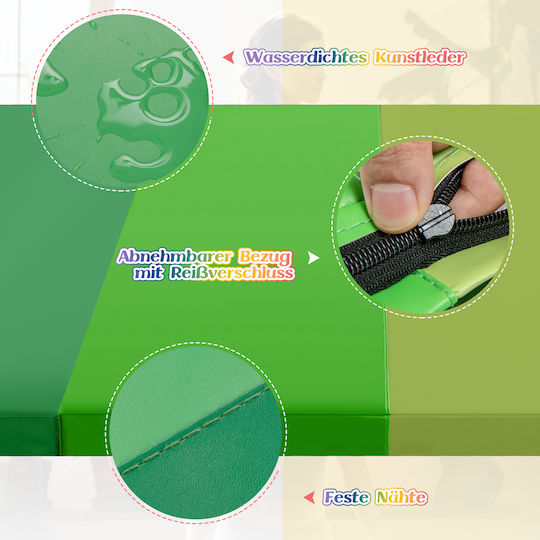 Costway Αναδιπλούμενο Στρώμα Γυμναστικής Pilates Πράσινο (180x120cm)