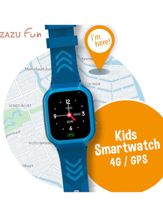 Zazu Fun Smart Watch 4g/gps Εντοπισμού & Βιντεοκλήση Ρόζ