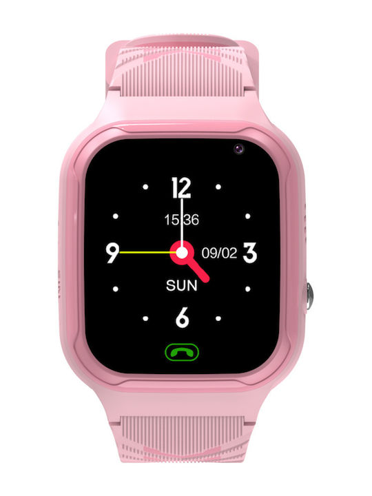Zazu Fun Smart Watch 4g/gps Εντοπισμού & Βιντεοκλήση Ρόζ