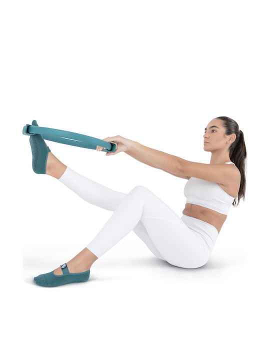 AMILA Yoga/Pilates Socks Green 1 Pair