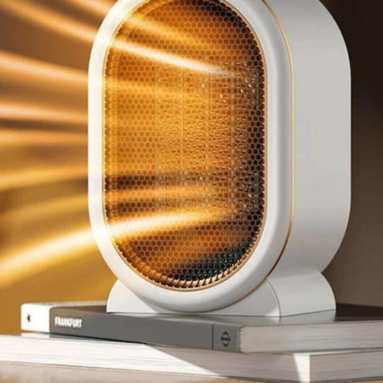 Uncle George Fan Heater Room Floor White 1200W