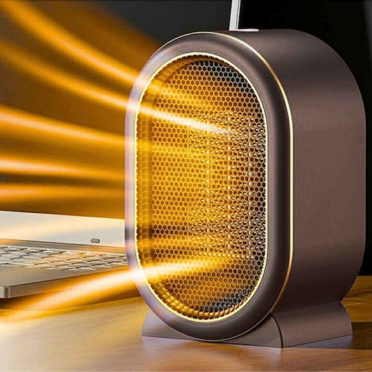 Uncle George Αερόθερμο Δωματίου Δαπέδου Μαύρο 1200W