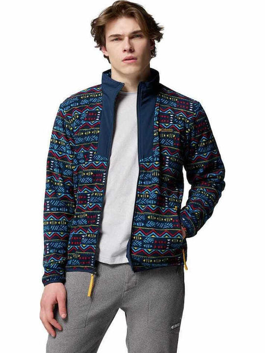 Men's Fleece Cardigan Multi