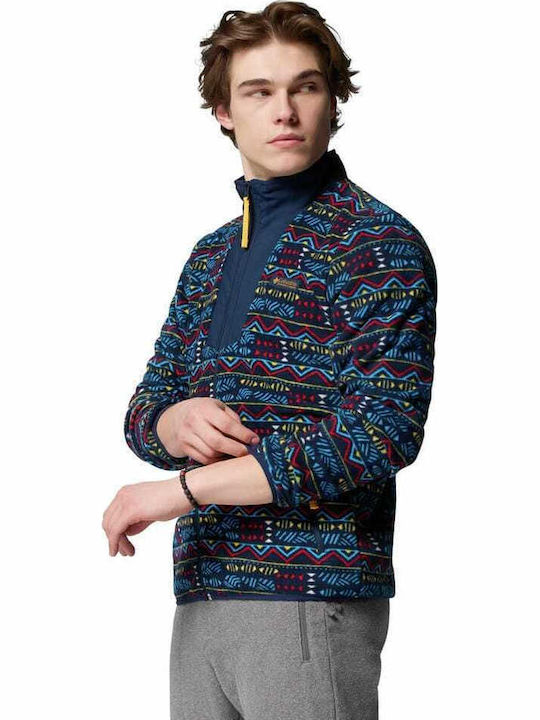 Men's Fleece Cardigan Multi
