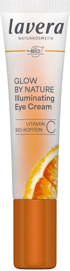 Lavera Glow By Nature Eye Cream for Moisturizing Brightening Dark Circles and Firming 15ml