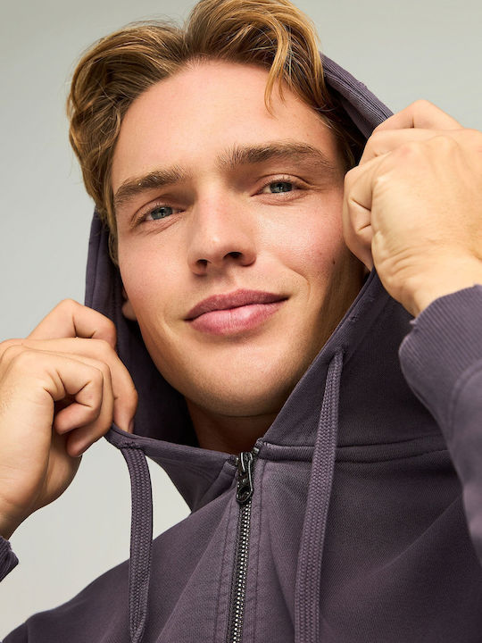 Sweatshirt mit Kapuze Lila