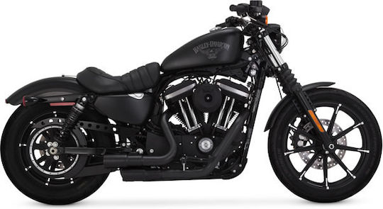 Vance & Hines Harley-davidson Sportster Xl 04-20 Auspuff-Kit Schwarz 2-2 Mini-grenades Exhaust Schwarz