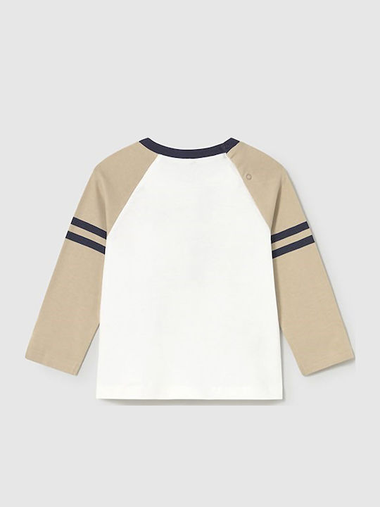 Kinderhemd Langarm Beige