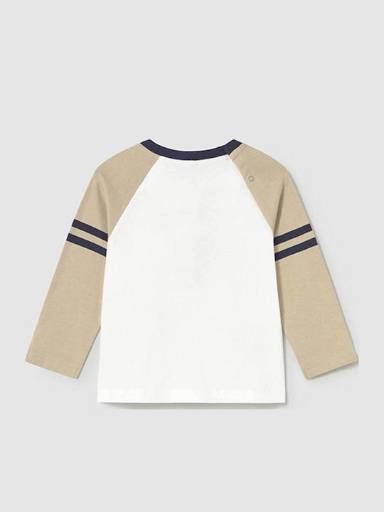 Kinderhemd Langarm Beige