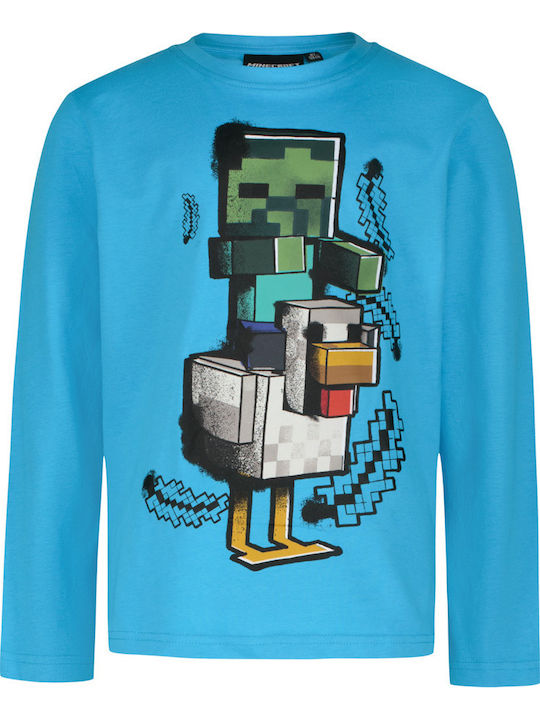 Kids' Shirt Long Sleeve Light Blue