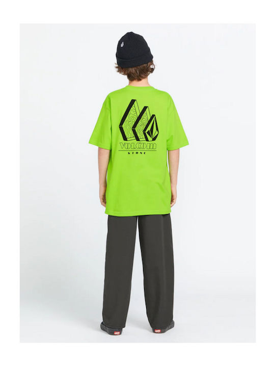 Kids' T-shirt Electric Green Repeater