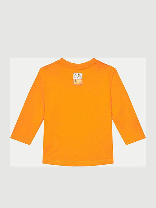 Kinderhemd Langarm orange