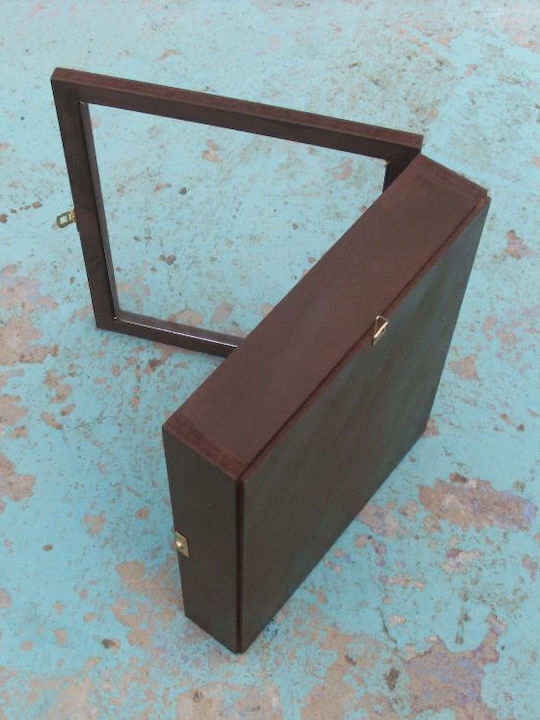 Artifact Hochzeitskronen-Etui Rechteck Bronze 30x27εκ.