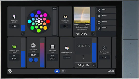 Shelly Digital Thermostat Raum Intelligent mit Touchscreen und WLAN