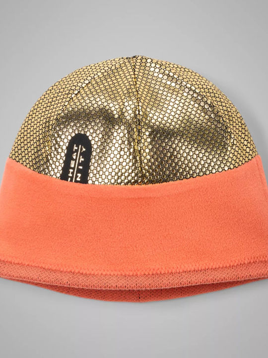 Beanie Unisex Beanie Knitted in Orange color