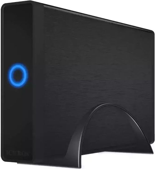 Icy Box Твърд диск кутия 3.5" SATA III с връзка USB 3.0 в Черен цвят
