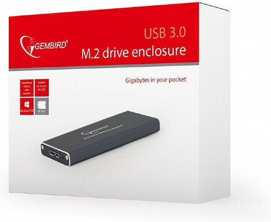 Gembird Case for Hard Drive M.2 SATA III with Connection USB 3.0