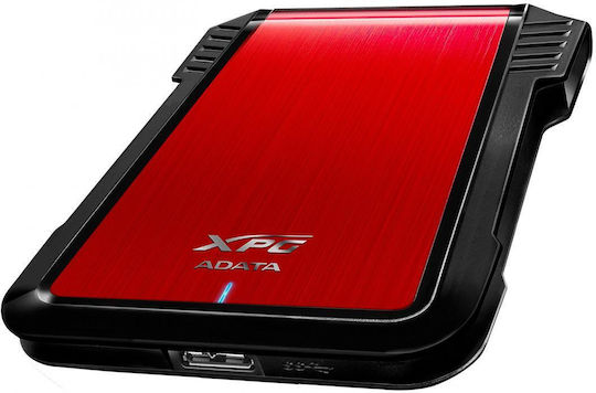 Adata EX500 Case for Hard Drive 2.5" SATA III with Connection USB 3.0 Red