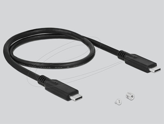 DeLock Твърд диск кутия M.2 PCI Express NVMe с връзка USB 3.1 в Черен цвят