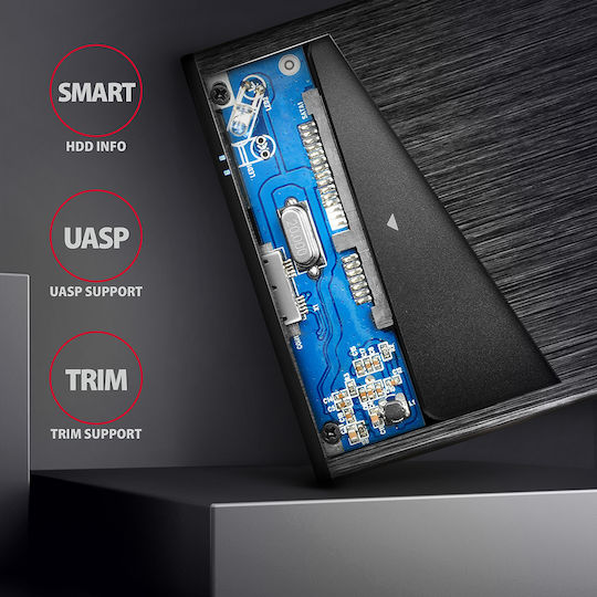 Axagon Θήκη για Σκληρό Δίσκο 2.5" SATA III με σύνδεση USB 3.2