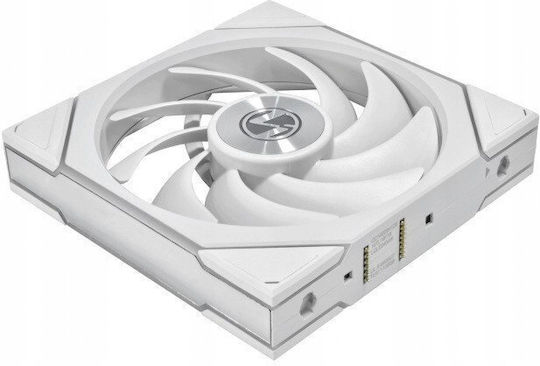 Lian Li UNI FAN TL 140 Case Fan 1800rpm 103.9cfm with ARGB Lighting and 7-Pin Connection White