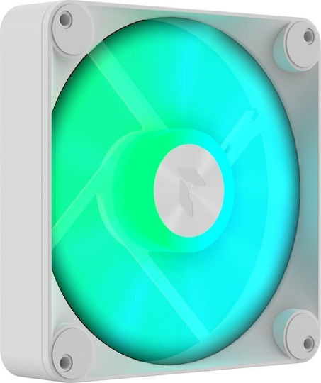 APNX FP1-140 Вентилатор за кутия (1300 оборота / 86.9 cfm) с ARGB осветление и свързване 3-Pin / 4-изводна ШИМ Бял