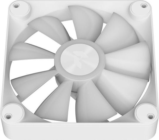 APNX FP1-140 Вентилатор за кутия (1300 оборота / 86.9 cfm) с ARGB осветление и свързване 3-Pin / 4-изводна ШИМ Бял
