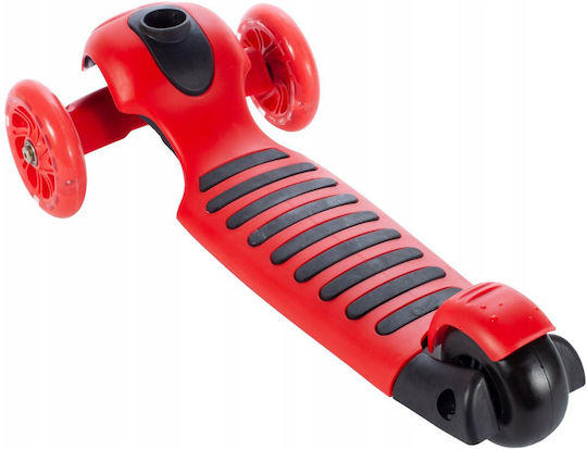 MalPlay Kinderroller Klappbar 3-Rad mit Sitz Rot