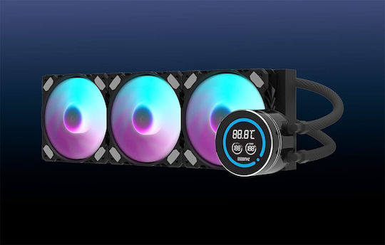 Darkflash DN-D360 Water Cooling AIO CPU With 3 Fans 120mm And ARGB Lighting