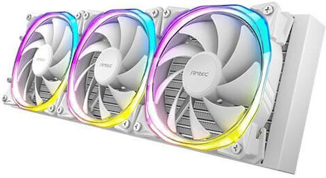 Antec Vortex 360 ARGB Υδρόψυξη AIO CPU με 3 Ανεμιστήρες 120mm Λευκή