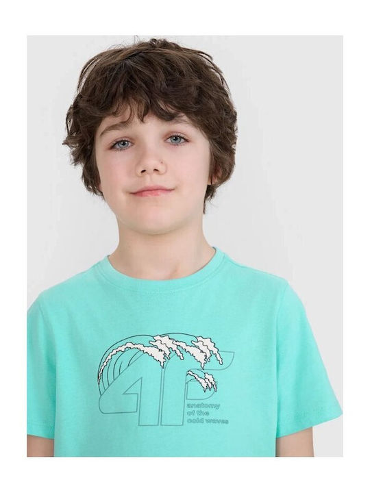 Kids' T-shirt Turquoise