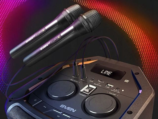 Sven PS-710 Ηχείο Bluetooth 100W με Διάρκεια Μπαταρίας έως 10 ώρες Μαύρο