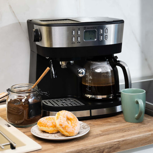 Morris MCM-6220 Mașină de cafea All-In-One 2 în 1 Presiune 20bar 2015W