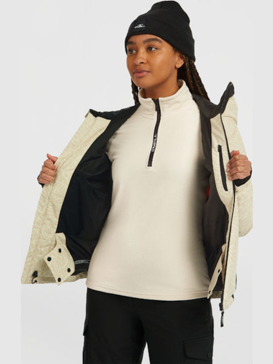 O'Neill Women's Ski & Snowboard Jacket Beige 1500140-17525